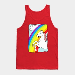 Fantasy Unicorn Rainbow Tank Top